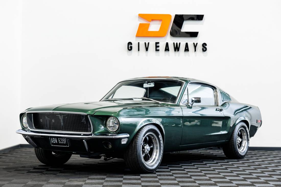 Gagnant 2025 - 1968 Ford Mustang Fastback 390GT 'Bullitt' Recreation & 2 000 €