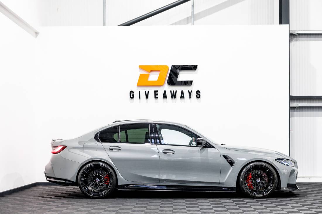 Gagnez cette BMW M3 Competition 2022 & 3 000 € ou 63 000 € net d'impôts ou une alternative en espèces de 60 000 €