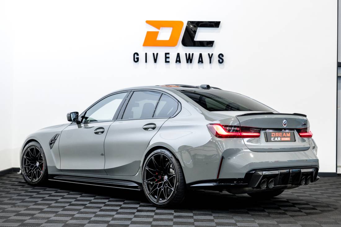 Gagnez cette BMW M3 Competition 2022 & 3 000 € ou 63 000 € net d'impôts ou une alternative en espèces de 60 000 €